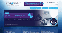Desktop Screenshot of garysadler.co.uk